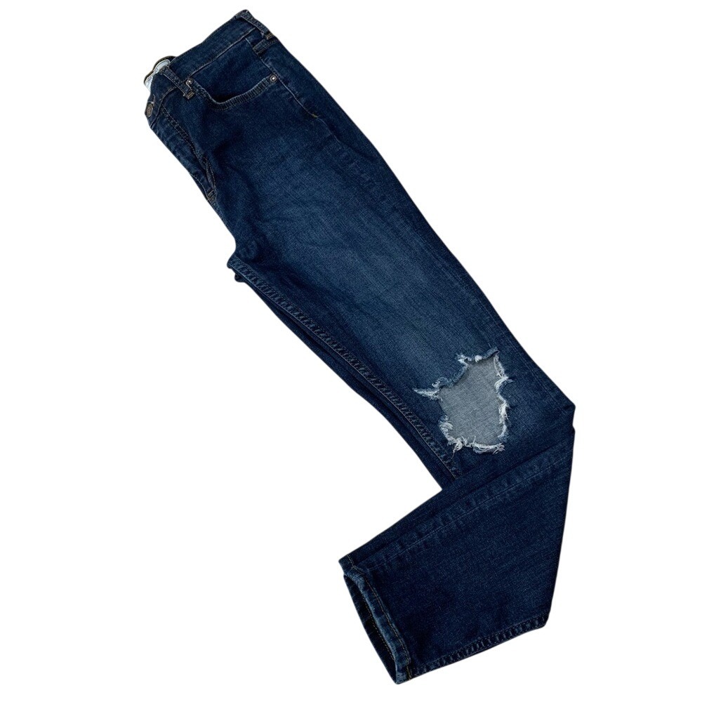 Free People Distressed Skinny Jeans | Size 29 | Super‎ Soft Stretch Denim